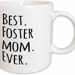 Best Foster Mom Ever Coffee Mug Gift for Foster Mom from Kids, Mothers Day Birthday Gift