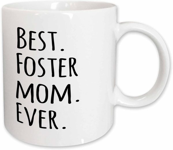 Best Foster Mom Ever Coffee Mug Gift for Foster Mom from Kids, Mothers Day Birthday Gift