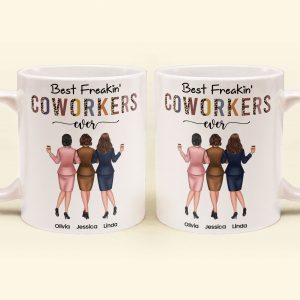 Best Freakin' Coworkers Ever - Personalized Mug