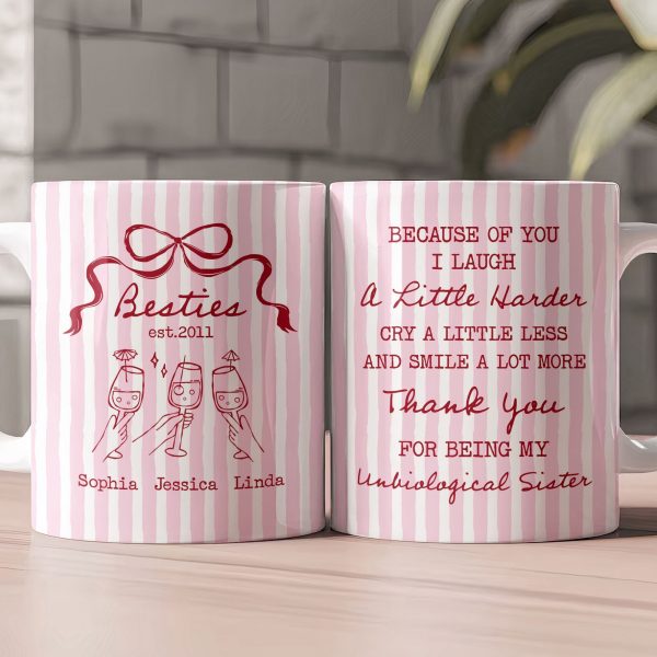 Best Friend Smile A Lot More - Personalized Mug Best Friend Smile A Lot More - Personalized Mug