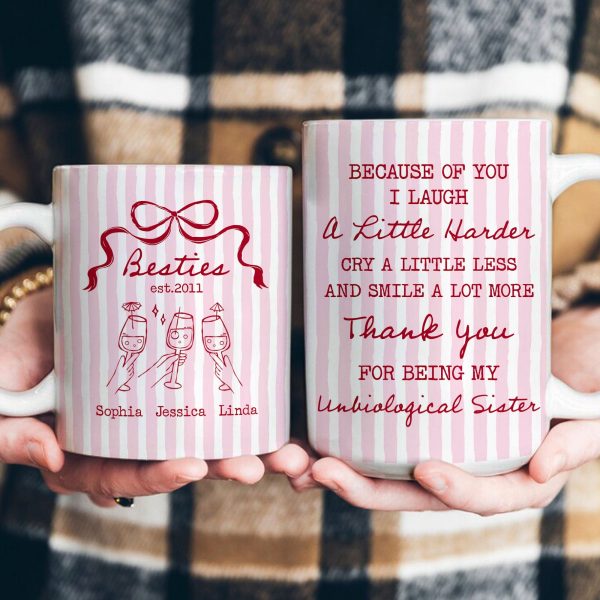 Best Friend Smile A Lot More - Personalized Mug Best Friend Smile A Lot More - Personalized Mug