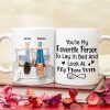 Best Friend, You're My Favorite Person, Personalized Mug, Friends Lying Feet Up Mug, Gift For Friends Best Friend, You're My Favorite Person, Personalized Mug, Friends Lying Feet Up Mug, Gift For Friends