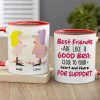 Best Friends Are Like A Good Bra, Gift For Bestie, Personalized Mug, Best Friends Mug