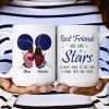 Best Friends Are Like Stars - Personalized Mug Best Friends Are Like Stars - Personalized Mug