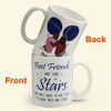 Best Friends Are Like Stars - Personalized Mug Best Friends Are Like Stars - Personalized Mug