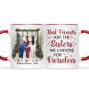 Best Friends Are The Sisters We Choose For Ourselves - Christmas Gift For BFF - Personalized Custom Accent Mug Best Friends Are The Sisters We Choose For Ourselves - Christmas Gift For BFF - Personalized Custom Accent Mug