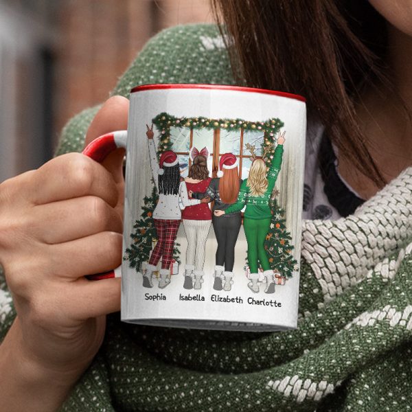 Best Friends Are The Sisters We Choose For Ourselves - Christmas Gift For BFF - Personalized Custom Accent Mug Best Friends Are The Sisters We Choose For Ourselves - Christmas Gift For BFF - Personalized Custom Accent Mug