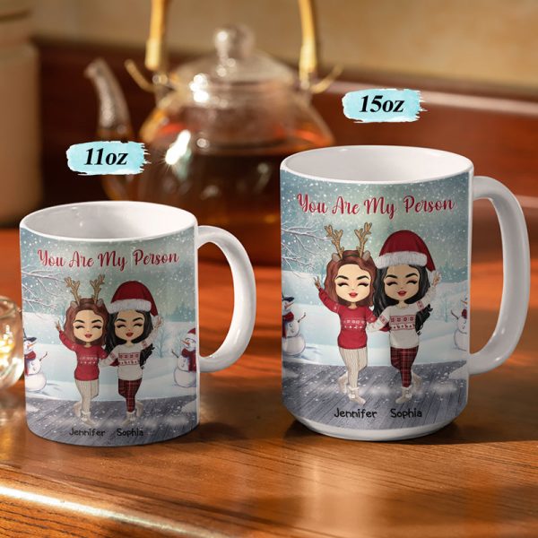 Best Friends Are The Sisters We Choose For Ourselves - Christmas Gift For BFF - Personalized Custom White Edge-to-Edge Mug Best Friends Are The Sisters We Choose For Ourselves - Christmas Gift For BFF - Personalized Custom White Edge-to-Edge Mug