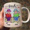 Best Friends Forever Cool Old Ladies Gift For Besties Personalized Mug Best Friends Forever Cool Old Ladies Gift For Besties Personalized Mug