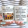 Best Friends Funny And Emotional Words - BFF Bestie Gift - Personalized Custom White Edge-to-Edge Mug Best Friends Funny And Emotional Words - BFF Bestie Gift - Personalized Custom White Edge-to-Edge Mug