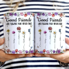 Best Friends It's Not What We Have In Life Birth Flower - Personalized White Edge-to-Edge Mug