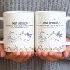 Best Friends, Lifes True Treasures, Flowers And Butterflies - Personalized Custom Coffee Mug - BST515_MG Best Friends, Lifes True Treasures, Flowers And Butterflies - Personalized Custom Coffee Mug - BST515_MG