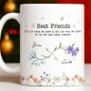 Best Friends, Lifes True Treasures, Flowers And Butterflies - Personalized Custom Coffee Mug - BST515_MG Best Friends, Lifes True Treasures, Flowers And Butterflies - Personalized Custom Coffee Mug - BST515_MG