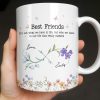 Best Friends, Lifes True Treasures, Flowers And Butterflies - Personalized Custom Coffee Mug - BST515_MG Best Friends, Lifes True Treasures, Flowers And Butterflies - Personalized Custom Coffee Mug - BST515_MG