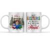 Best Friends Not Sisters By Blood But Sisters By Heart - Christmas Gift For BFF - Personalized Custom Mug Best Friends Not Sisters By Blood But Sisters By Heart - Christmas Gift For BFF - Personalized Custom Mug