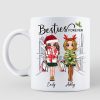Best Friends Sisters Christmas Tree Personalized Mug Best Friends Sisters Christmas Tree Personalized Mug