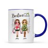 Best Friends Sisters Christmas Tree Personalized Mug Best Friends Sisters Christmas Tree Personalized Mug