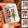 Best Friends Sisters Christmas Tree Personalized Mug Best Friends Sisters Christmas Tree Personalized Mug