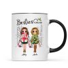 Best Friends Sisters Christmas Tree Personalized Mug Best Friends Sisters Christmas Tree Personalized Mug