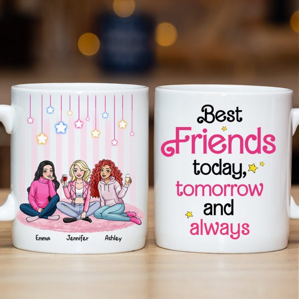 Best Friends Today, Tomorrow and Always 01tohn051223hh Personalized Coffee Mug Best Friends Today, Tomorrow and Always 01tohn051223hh Personalized Coffee Mug
