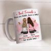 Best Friends White Ceramic Mug Personalized for Two Friends That Become Family, Cute Everyday Coffee Gift Best Friends White Ceramic Mug Personalized for Two Friends That Become Family, Cute Everyday Coffee Gift