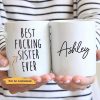 Best Fucking Dad Mom Sister Brother Ever Family Birthday Gift Personalized Mug Best Fucking Dad Mom Sister Brother Ever Family Birthday Gift Personalized Mug