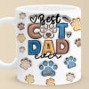Best Fur Dad Ever - Dog & Cat Personalized Custom 3D Inflated Effect Printed Mug - Father's Day, Gift For Pet Owners, Pet Lovers Best Fur Dad Ever - Dog & Cat Personalized Custom 3D Inflated Effect Printed Mug - Father's Day, Gift For Pet Owners, Pet Lovers