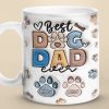 Best Fur Dad Ever - Dog & Cat Personalized Custom 3D Inflated Effect Printed Mug - Father's Day, Gift For Pet Owners, Pet Lovers Best Fur Dad Ever - Dog & Cat Personalized Custom 3D Inflated Effect Printed Mug - Father's Day, Gift For Pet Owners, Pet Lovers