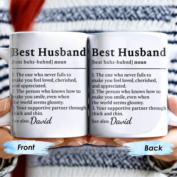 Best Husband Supportive Partner Mug - Personalized Custom Coffee Mug - HSB019_MG Best Husband Supportive Partner Mug - Personalized Custom Coffee Mug - HSB019_MG