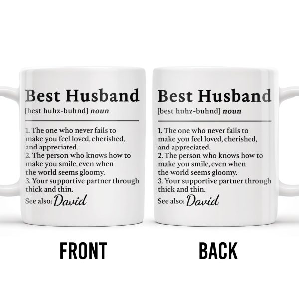 Best Husband Supportive Partner Mug - Personalized Custom Coffee Mug - HSB019_MG Best Husband Supportive Partner Mug - Personalized Custom Coffee Mug - HSB019_MG