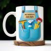 Best Janitor Ever With Janitorial Tools - Personalized Custom Coffee Mug - JBS003_MG Best Janitor Ever With Janitorial Tools - Personalized Custom Coffee Mug - JBS003_MG