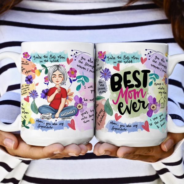 Best Mom Ever - New Version - Personalized Mug Best Mom Ever - New Version - Personalized Mug