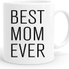 Best Mom Ever Coffee Mug, Gift for Mom from Daughter Son Kids Husband, Birthday Mother's Day Christmas Gift Idea for Women