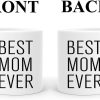 Best Mom Ever Coffee Mug, Gift for Mom from Daughter Son Kids Husband, Birthday Mother's Day Christmas Gift Idea for Women
