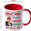 Best Mom Ever Coffee Mug Gift for Mom Wife from Daughter Son Kids Husband, Birthday Mother's Day Christmas Gift