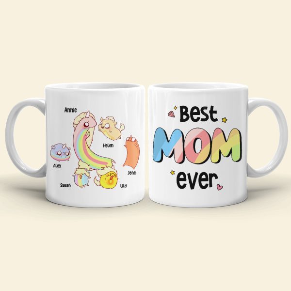 Best Mom Ever, Gift For Mom, Personalized Mug, Mom And Kids Mug, Mother's Day Gift 02DNHN260423 Best Mom Ever, Gift For Mom, Personalized Mug, Mom And Kids Mug, Mother's Day Gift 02DNHN260423