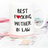 Best Mother in Law Ever Coffee Mug Funny Gift from Daughter Son in Law