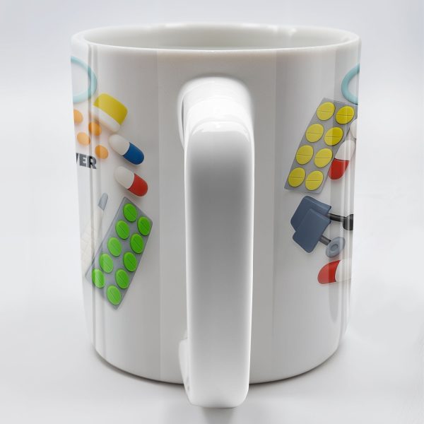 Best Nurse Ever With Stethoscope And Medical Tools - Personalized Custom Coffee Mug - NUR057_MG