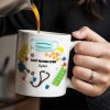 Best Nurse Ever With Stethoscope And Medical Tools - Personalized Custom Coffee Mug - NUR057_MG