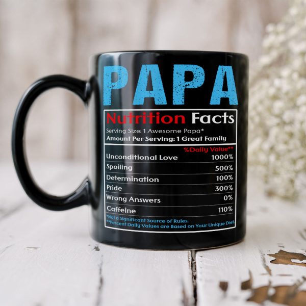Best Papa Ever Gift 01DNPO210423 Personalized Family Black Mug Best Papa Ever Gift 01DNPO210423 Personalized Family Black Mug