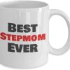 Best Stepmom Ever Coffee Mug Appreciation Gift for Stepmother, Gift for Stepmom from Stepdaughter Stepson Kids Husband, Birthday Mothers Day Christmas Gift Best Stepmom Ever Coffee Mug Appreciation Gift for Stepmother, Gift for Stepmom from Stepdaughter Stepson Kids Husband, Birthday Mothers Day Christmas Gift