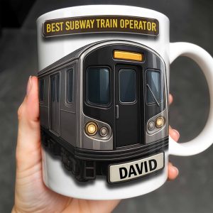 Best Subway Train Operator Coffee Mug - Personalized Custom Coffee Mug - FAM405_MG