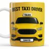 Best Taxi Driver With Yellow Taxi Design - Personalized Custom Coffee Mug - FAM367_MG Best Taxi Driver With Yellow Taxi Design - Personalized Custom Coffee Mug - FAM367_MG
