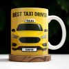 Best Taxi Driver With Yellow Taxi Design - Personalized Custom Coffee Mug - FAM367_MG Best Taxi Driver With Yellow Taxi Design - Personalized Custom Coffee Mug - FAM367_MG