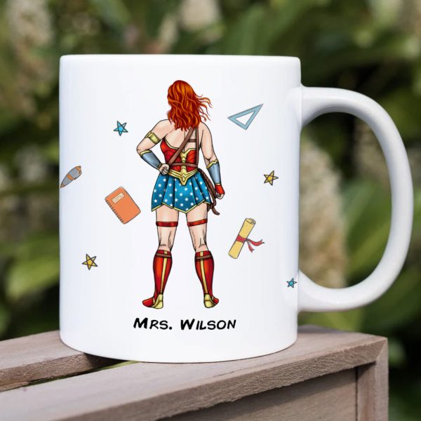 Best Teacher Ever, Gift For Teacher, Personalized Mug, Teacher Coffee Mug, Back To School Gift 03QHHN030723TM