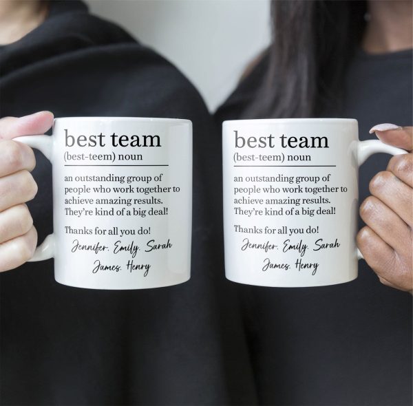 Best Team - Coworker Appreciation Thank You Gifts For Employee - Personalized Mug Best Team - Coworker Appreciation Thank You Gifts For Employee - Personalized Mug