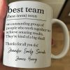 Best Team - Coworker Appreciation Thank You Gifts For Employee - Personalized Mug Best Team - Coworker Appreciation Thank You Gifts For Employee - Personalized Mug