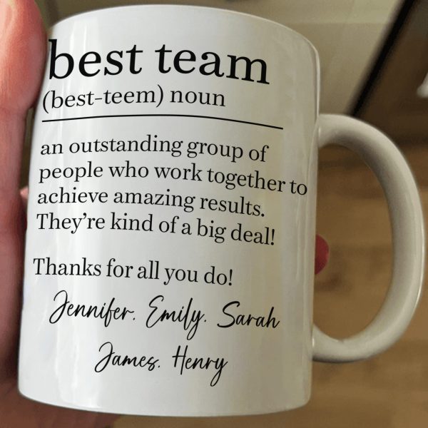 Best Team - Coworker Appreciation Thank You Gifts For Employee - Personalized Mug Best Team - Coworker Appreciation Thank You Gifts For Employee - Personalized Mug