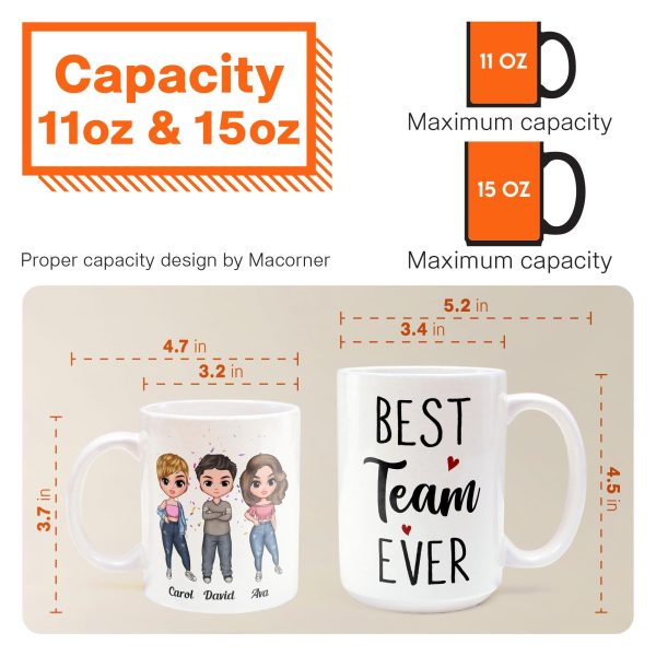 Best Team Ever - Personalized Mug - Birthday, Christmas Gift For Colleagues Best Team Ever - Personalized Mug - Birthday, Christmas Gift For Colleagues