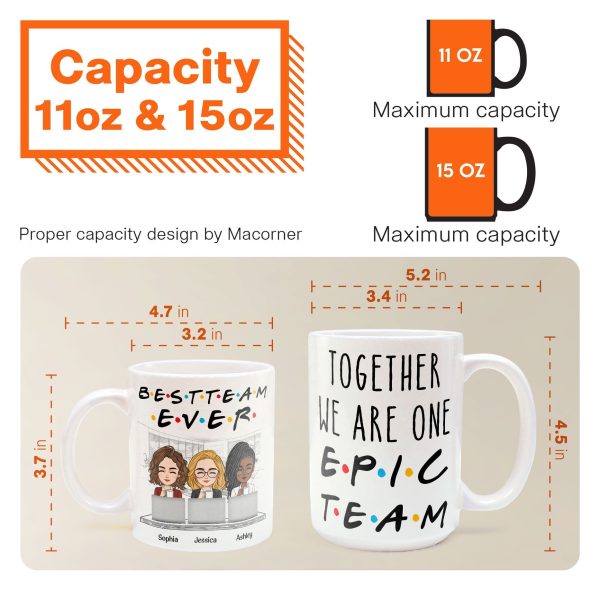 Best Team Ever 2 - Personalized Mug Best Team Ever 2 - Personalized Mug